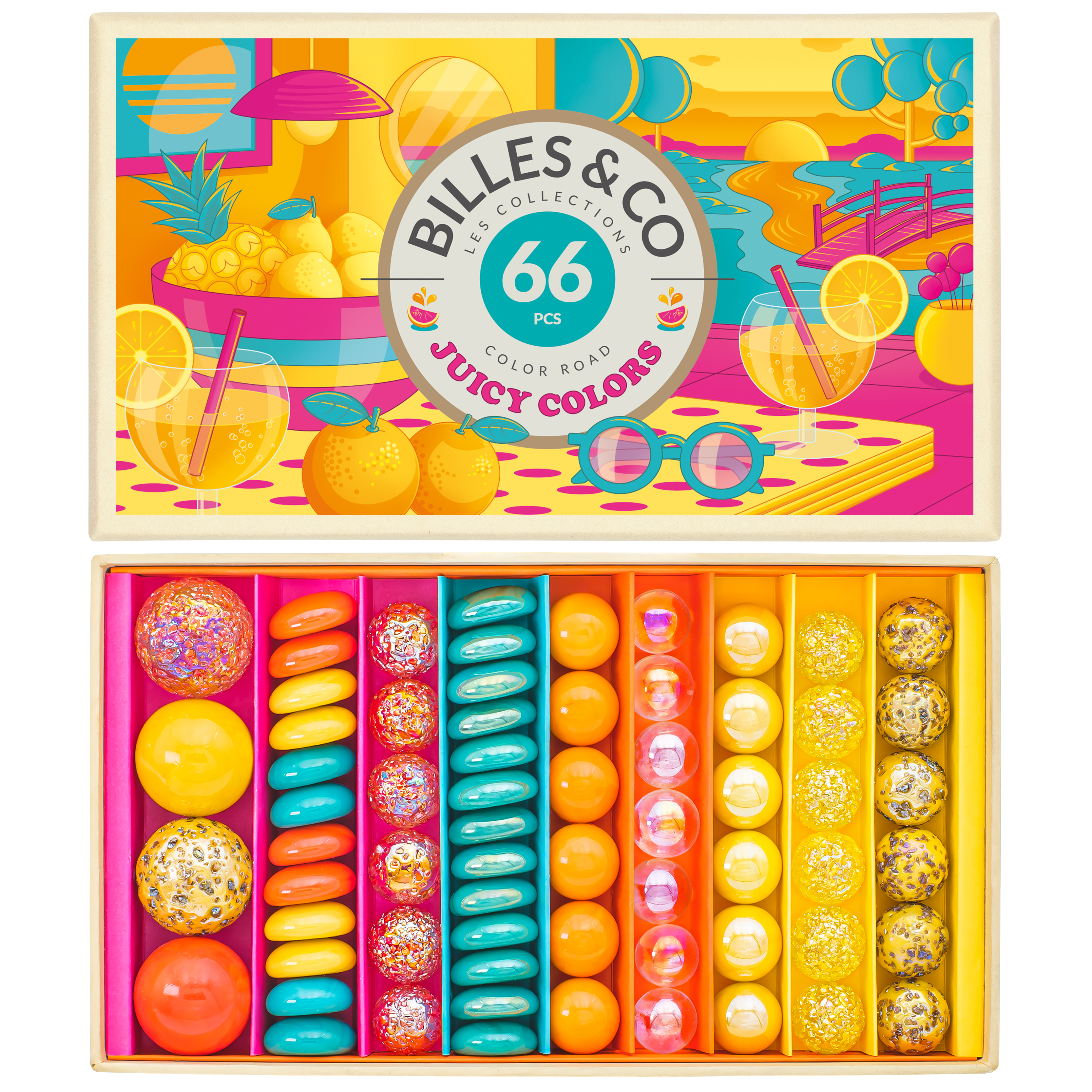 Murmel-Set Juicy Colors