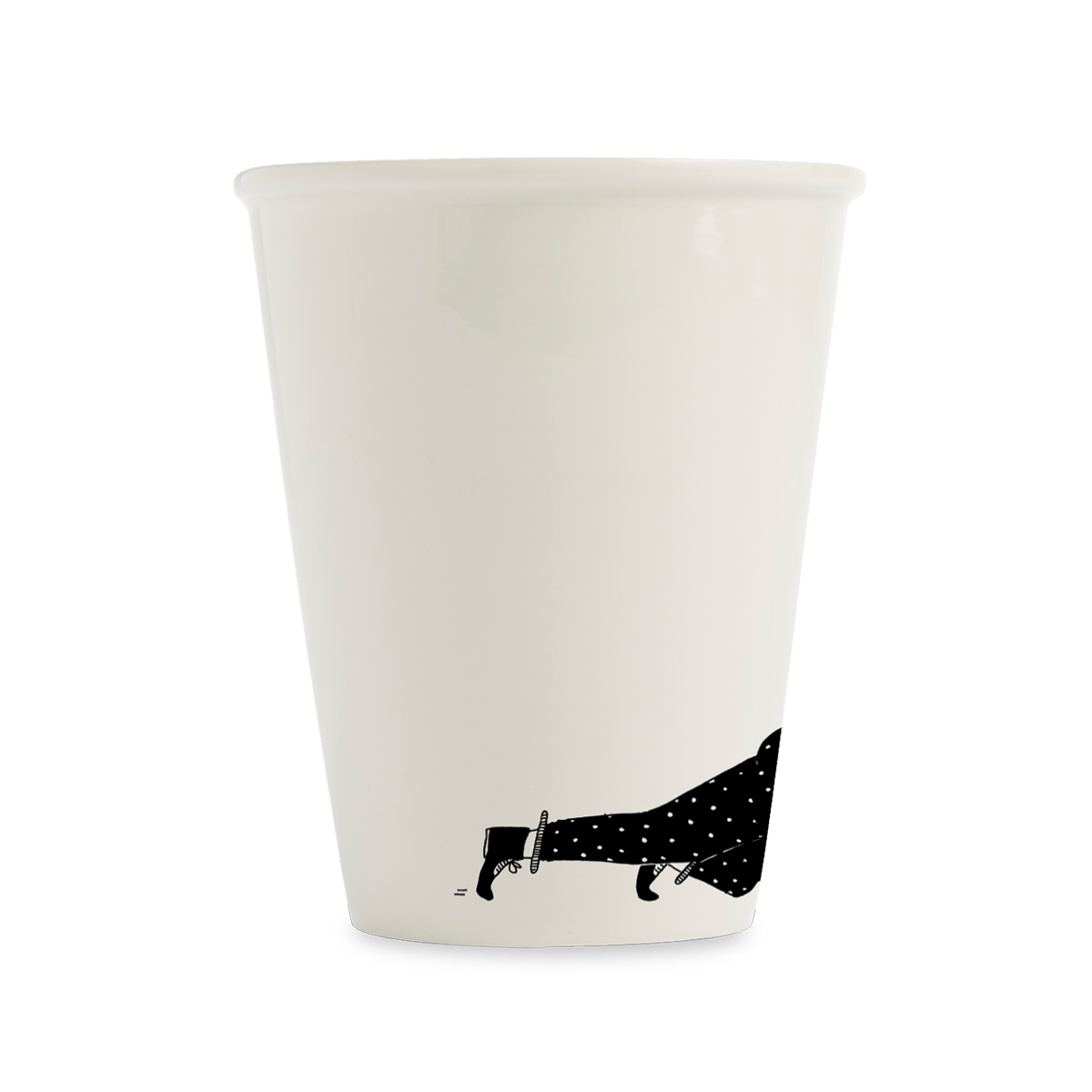 Becher pushing shit away
